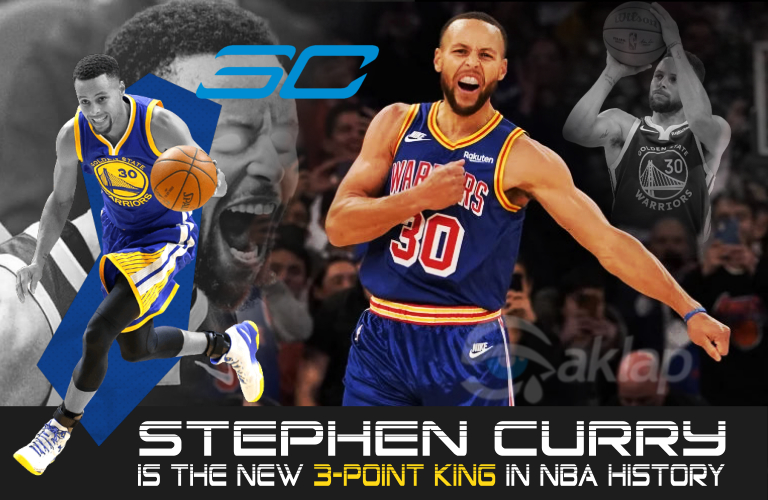 Stephen Curry is now the NBA 3-Point King breaking Ray Allens record 