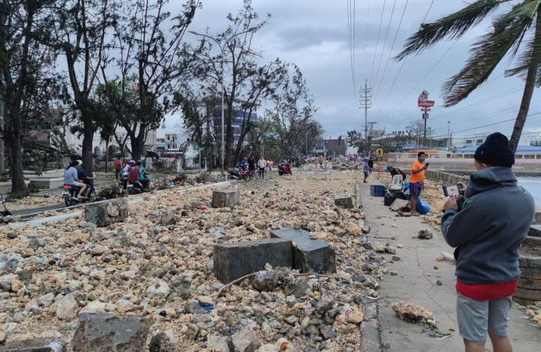 Taken at Danao City, Cebu after Typhoon 'Rai' Odette hit