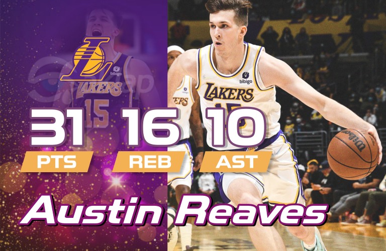 Austin Reaves is the First NBA Undrafted Rookie To Record 30-Point Triple-Double