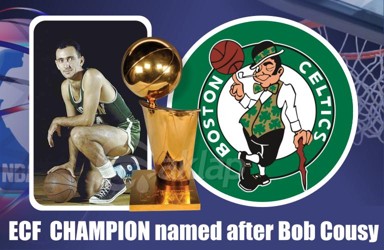 The NBA new look trophies Eastern Conference Champion named after Bob Cousy