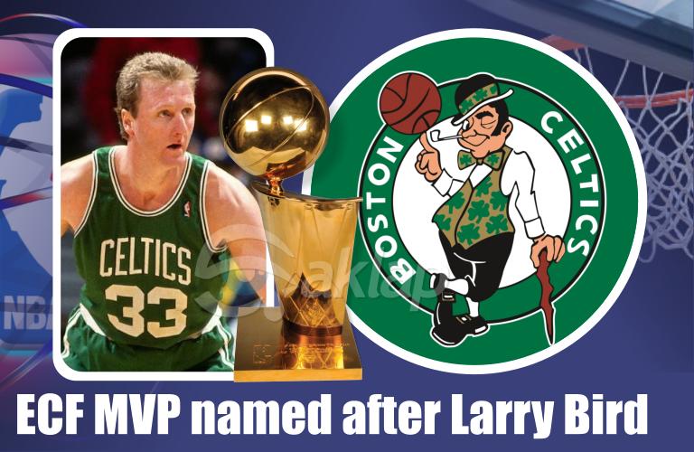 The NBA new look trophies Eastern Conference Champion named after Larry Bird
