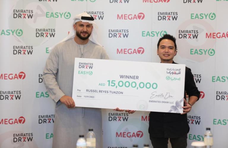 An OFW in Dubai won 15 million dirhams at Emirates Draw